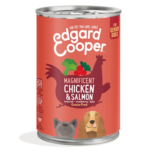 Edgard Cooper konserv koerale, kanaliha ja lõhega 400 g