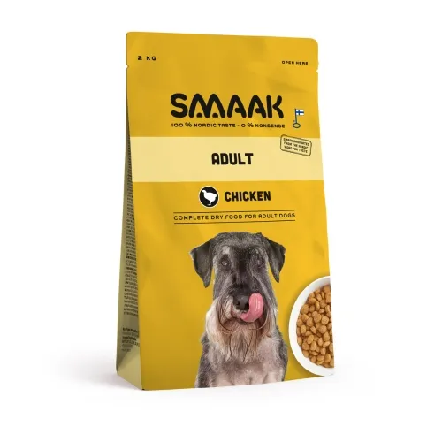 SMAAK koera kuivtoit, kana, 2 kg