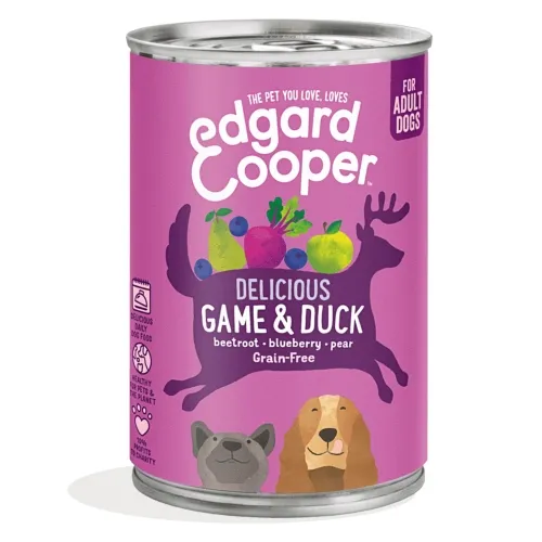 Edgard Cooper konserv koerale, uluki- ja pardilihaga 400 g