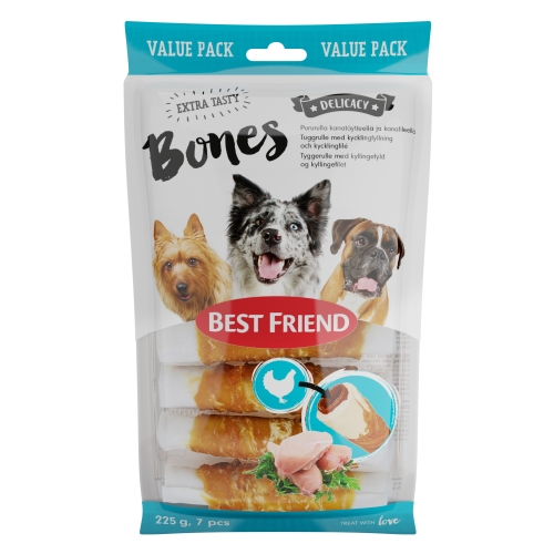 Best Friend närimisrull kanafileetäidis 7 X 225 g