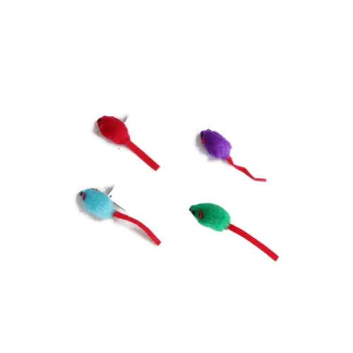 Little & Bigger kassi mänguasi, Fun karvane hiir, 5 cm