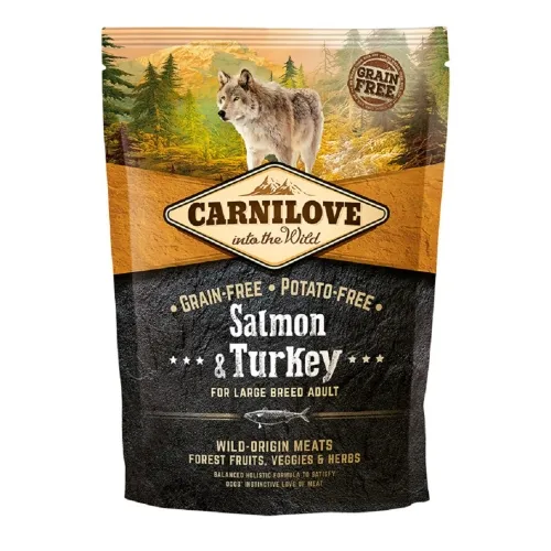 Carnilove koera kuivtoit suurt tõugu koerale, lõhe/kalkun, 1,5 kg