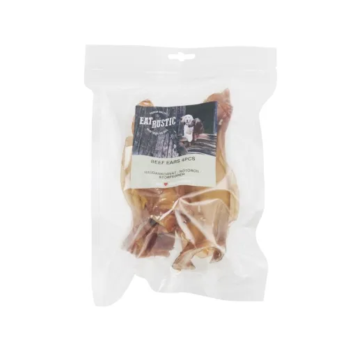 Eat Rustic koera maius, veisekõrvad, 4 tk