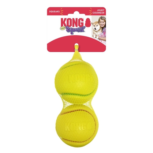 Kong Squeezz tennispallid, mänguasi koerale, värvivalik