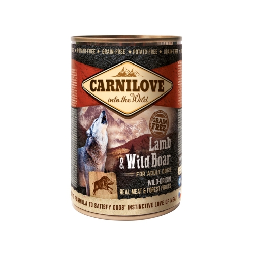 Carnilove koera konserv Wild Meat, lammas/metssiga, 400 g