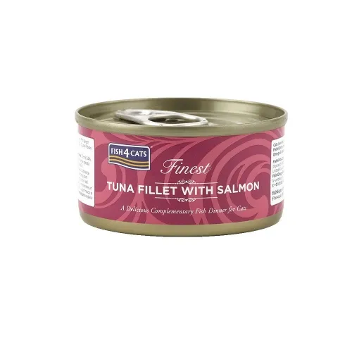 Fish4Cats konserv kassidele tuunikala ja lõhega 70 g
