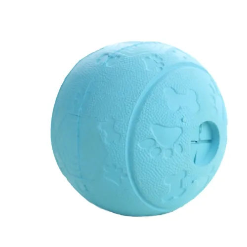 Little & Bigger koera mänguasi, Spin-a-Treat pall, 8 cm, türkiis