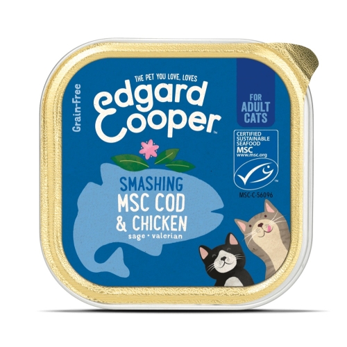 Edgard Cooper konserv kassidele, kana ja tursaga 85 g