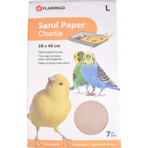 Flamingo lindude liivapaber 28 x 46 cm, 7 tk