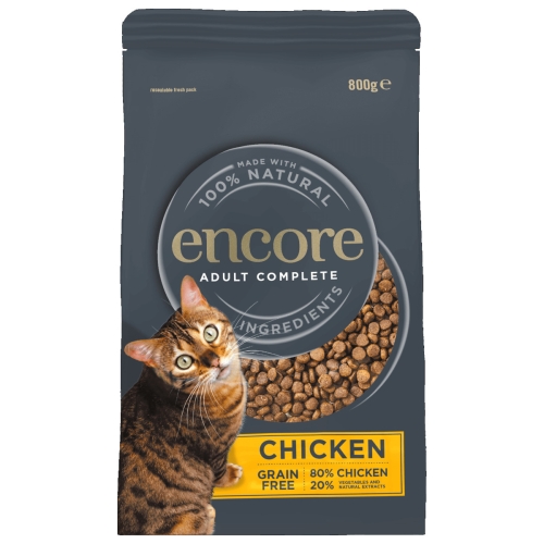 Encore kassi kuivtoit kanaga 0,8 kg