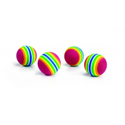 Beeztees Soft Cat Playball De Luxe mänguasi kassile, 4 tk