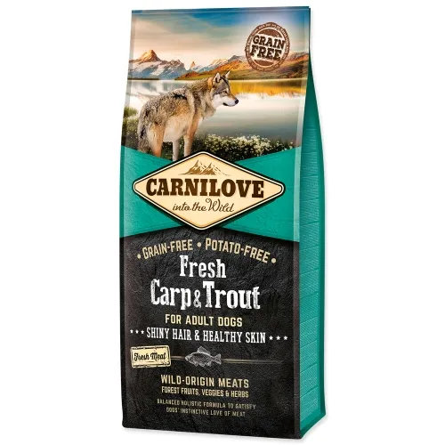 Carnilove Fresh koera täissööt karpkala ja forelliga 12 kg