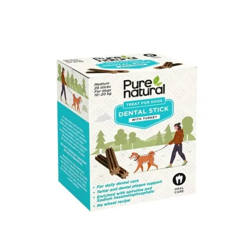 Purenatural koera maius Dental, M, 28 tk