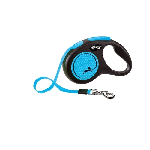 Flexi Neon lintrihm S 5 m, sinine