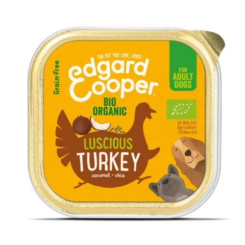 Edgard Cooper Bio Organic koerakonserv, kalkun, 100 g