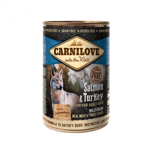 Carnilove koera konserv Wild Meat lõhe ja kalkuniga 400 g