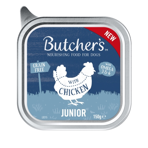 Butcher's pasteet koerale Originaal kana juunior 150g