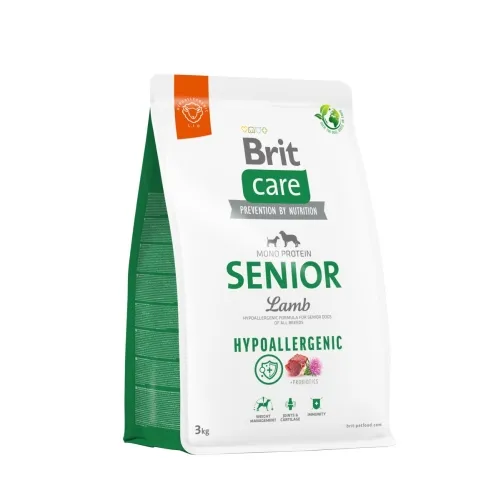 Brit Care Senior koera kuivtoit, lammas/riis, 3 kg