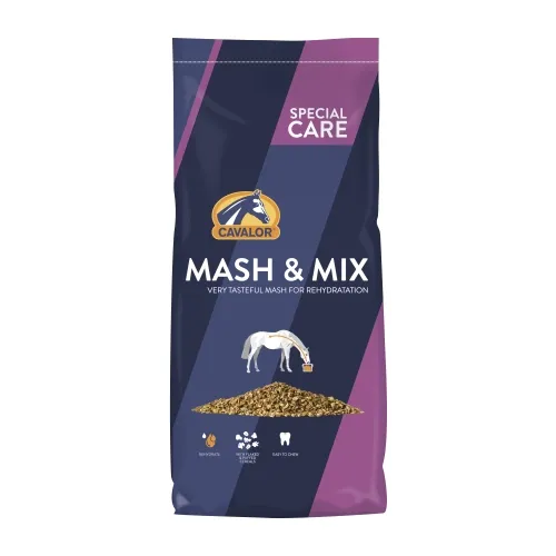 Cavalor Mash & Mix täissööt hobustele 15 kg