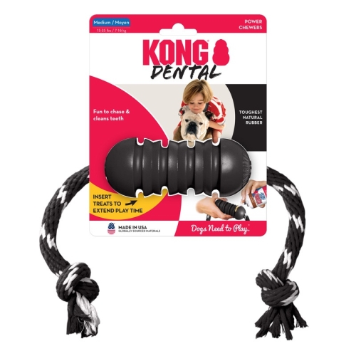 Kong koera mänguasi Extreme Dental nööriga M