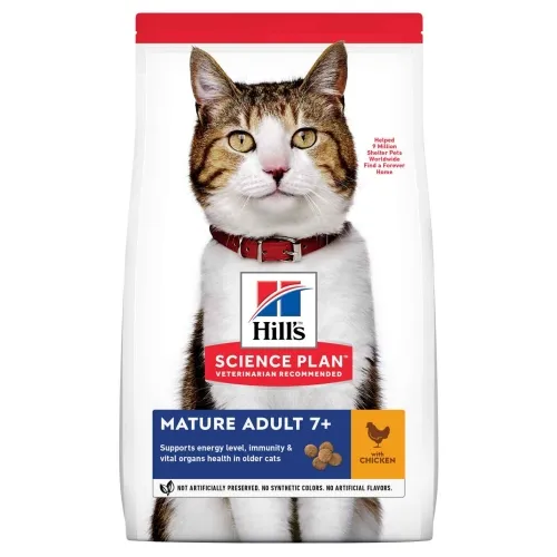 Hill's Science Plan Mature kassitoit kanaga 1,5kg