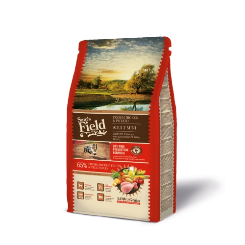 Sam's Field kuivtoit väikest tõugu koertele kanalihaga 2,5 kg