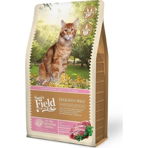 Sam's Field täistoit kassile Delicious Wild 400 g