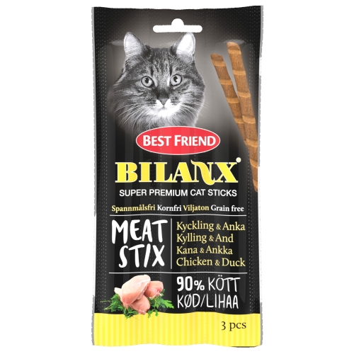 Best Friend Bilanx lihapulgad kassile, kana ja part 3 X 15 g