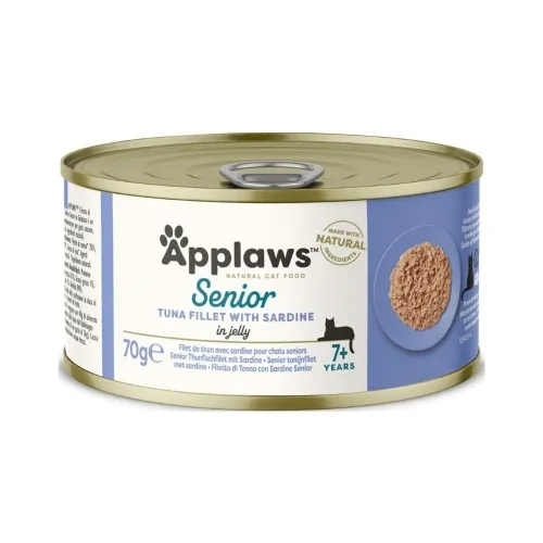 Applaws Senior kassikonserv, tuunikala/sardiin, 70 g