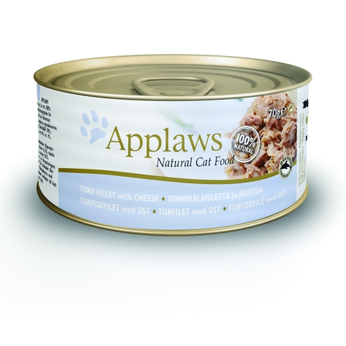 Applaws konserv kassidele, tuunikala ja juustuga, 70 g