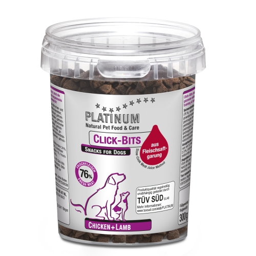 Platinum Click-Bits koeramaiused kana- ja lambalihaga, 300 g