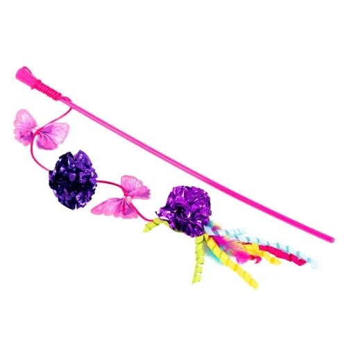 Little & Bigger kassi mänguasi, Cattitude õng liblikatega, 42 cm