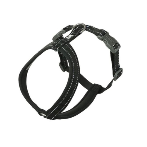 Hurtta Casual Eco Y-traksid 70-80 cm, must
