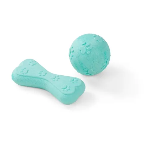 Little & Bigger kutsika mänguasi, Basics kont+pall, 2 tk, sinine