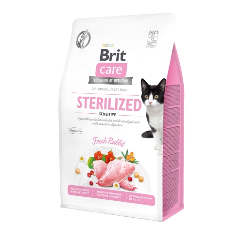Brit Care Sterilized Sensitive kassitoit 2 kg