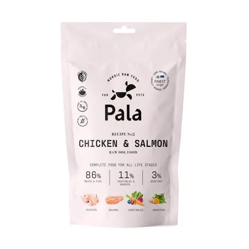 Pala koera toortoit, kana/lõhe, 100 g