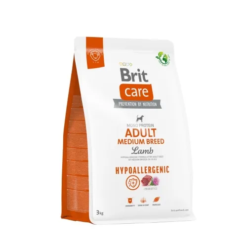 Brit Care kuivtoit keskmist tõugu koerale, lammas/riis, 3 kg