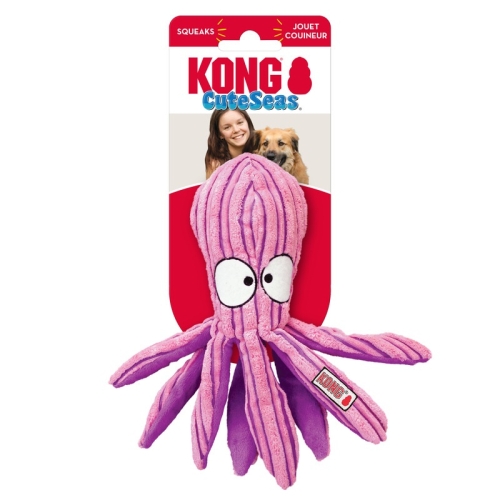Kong Cuteseas Kaheksajalg, koera mänguasi, S, roosa
