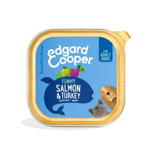 Edgard Cooper koerakonserv, lõhe/kalkun, 150 g