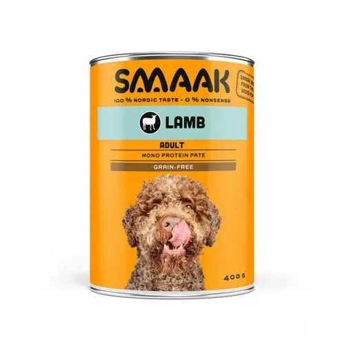 SMAAK koerakonserv, lammas, 400 g