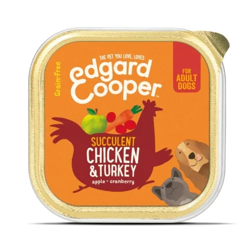 Edgard Cooper koerakonserv, kana/kalkun, 150 g