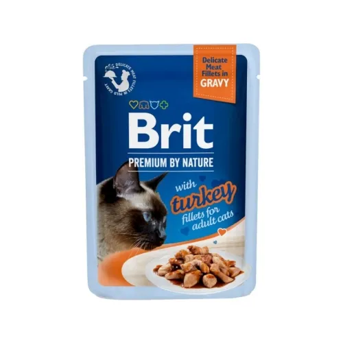Brit Premium Delicate kassi einekotike, kalkun kastmes, 85 g