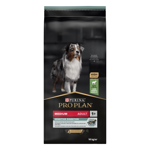 Purina PRO PLAN Medium Adult Sensitive Digestion with OPTIDIGEST®, 14k