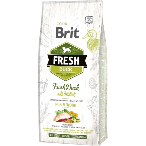 Brit Fresh Active koeratoit, part/hirss 12 kg