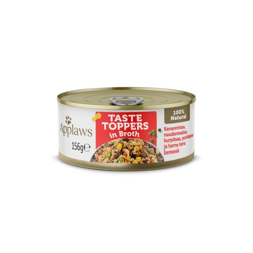 Applaws Taste Toppers konserv koertele kana ja veisemaksaga, 156g