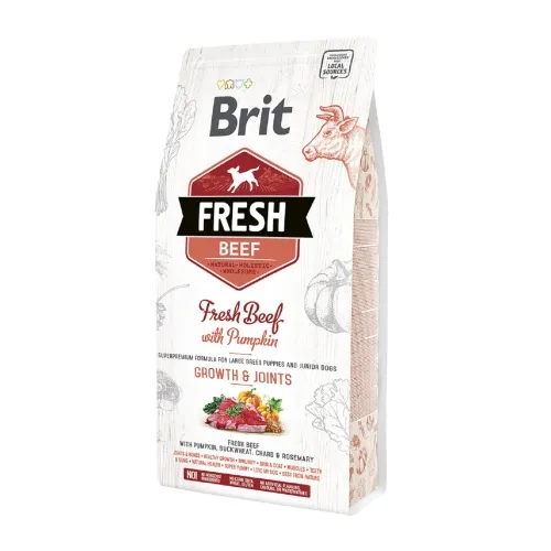 Brit Fresh kuivtoit suurt tõugu kutsikale, veis/kõrvits, 2,5 kg