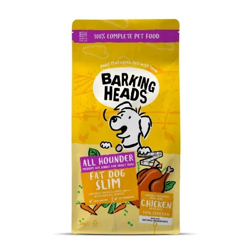 Barking Heads Fat Dog Slim koera kuivtoit kanaga, 2 kg
