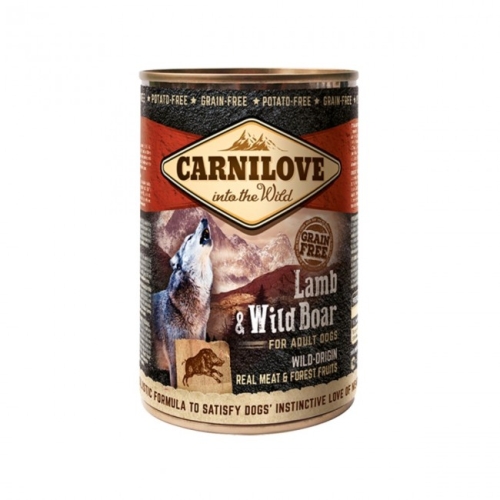 Carnilove koera konserv Wild Meat lammas/metssiga 400 g