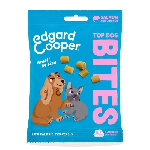 Edgard Cooper Bites maius väikestele koertele, lõhe/kana, 50 g