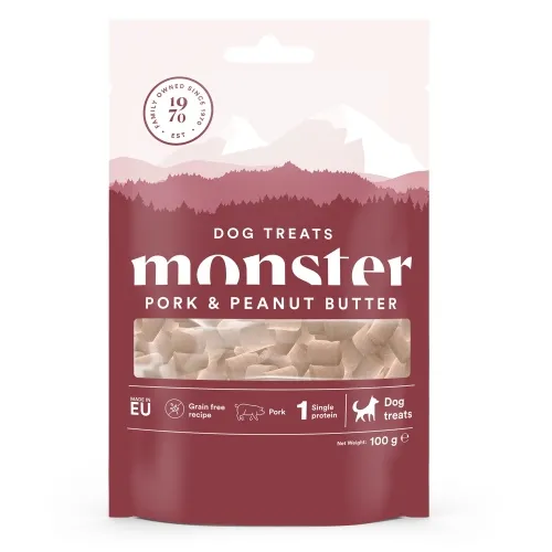 Monster Dog koera maius, siga/maapähklivõi, 100 g